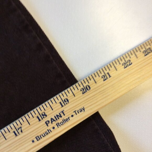 VTG Carolina Blues Corduroy Maxi Skirt Size 10 Brown Raw Hem Western Boho Y2K - Picture 6 of 9